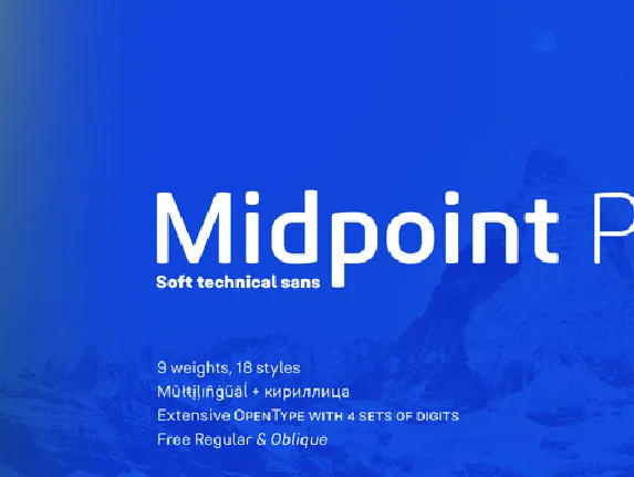 Midpoint Pro Family font