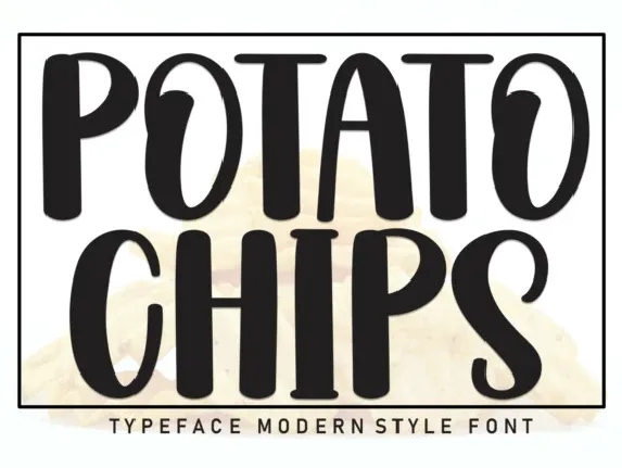 Potato Chips Display font