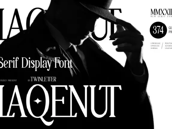 Laqenut font