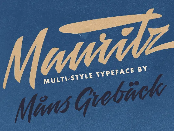 Mauritz PERSONAL USE font