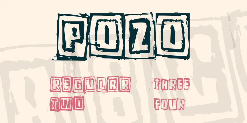 Pozo font