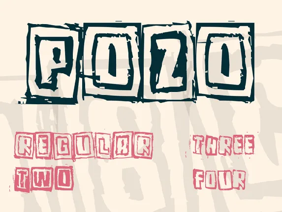 Pozo font