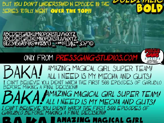 Otaku Rant font