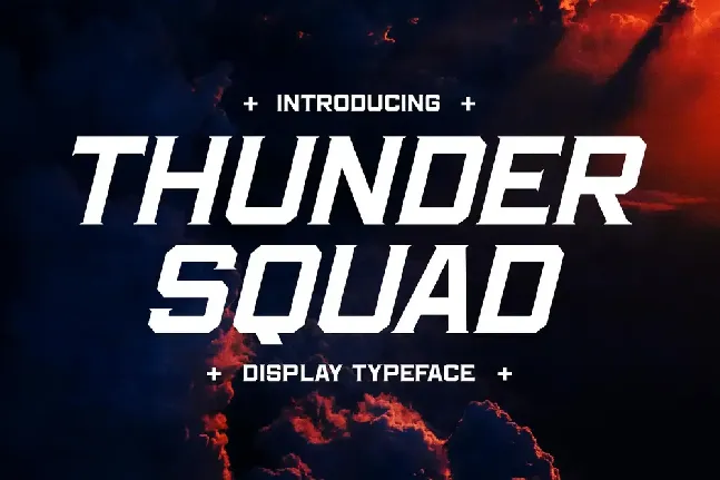 THUNDER SQUAD font