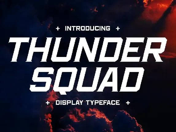 THUNDER SQUAD font