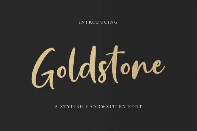 Goldstone Script font