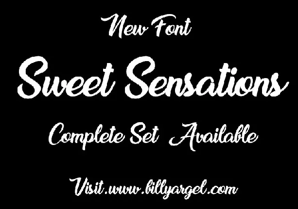 Sweet Sensations font