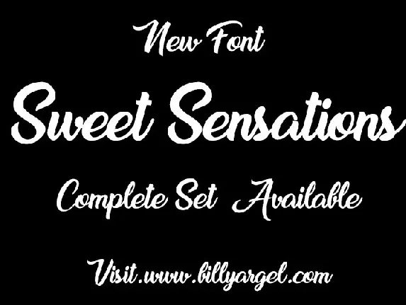 Sweet Sensations font