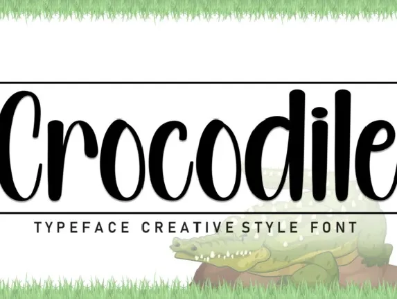 Crocodile Display font