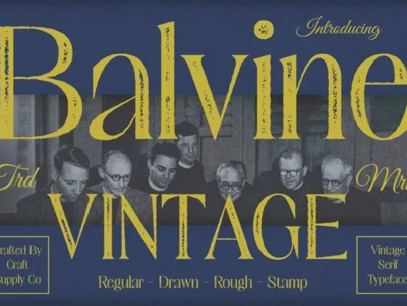 Balvine Vintage font