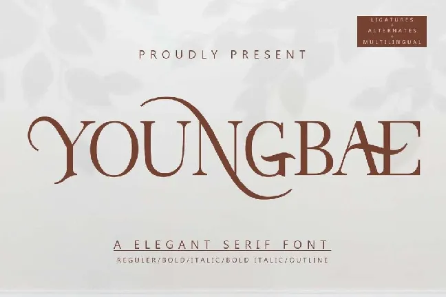 Youngbae font