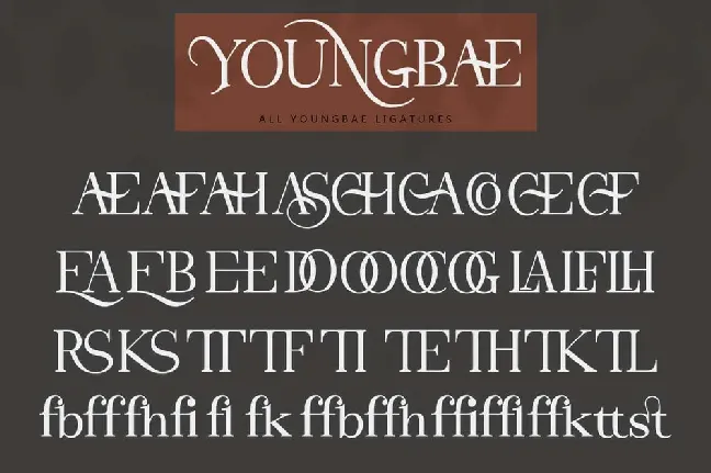 Youngbae font