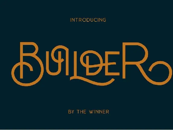 Builder font