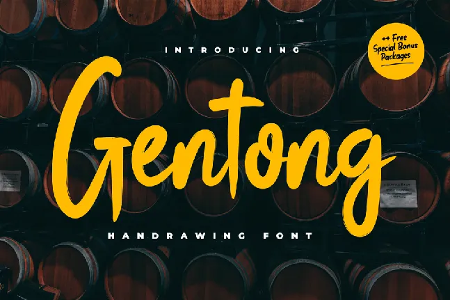 Gentong font