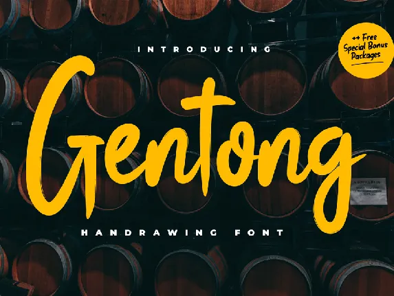 Gentong font