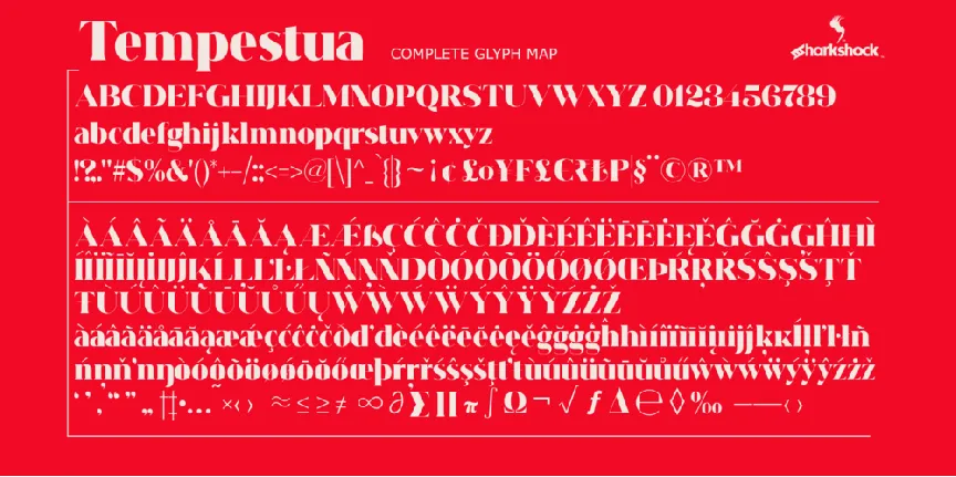 Tempestua font