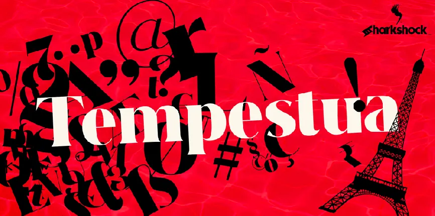 Tempestua font