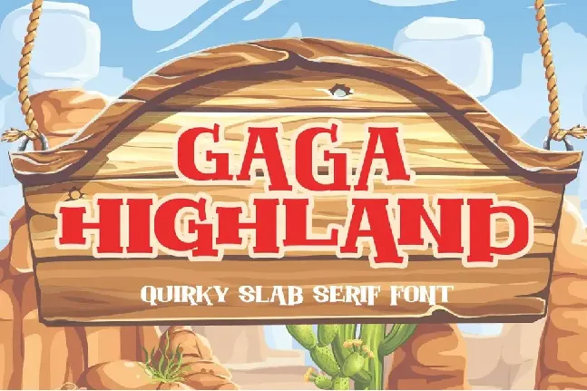 Gaga Highland font