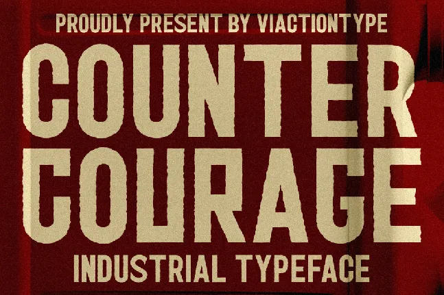 CounterCourage font