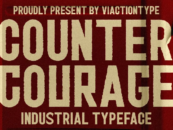 CounterCourage font