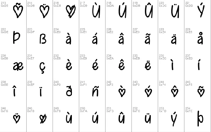 I Found My Valentine font