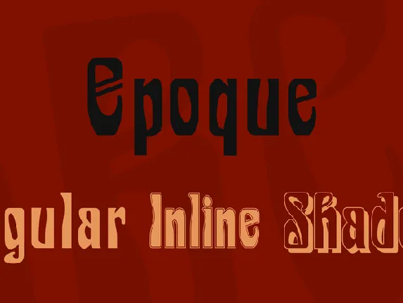 Epoque font