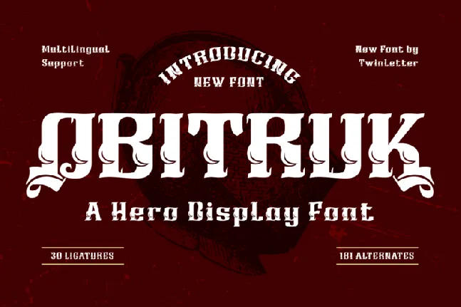 Obitruk font