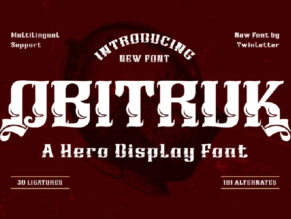 Obitruk font