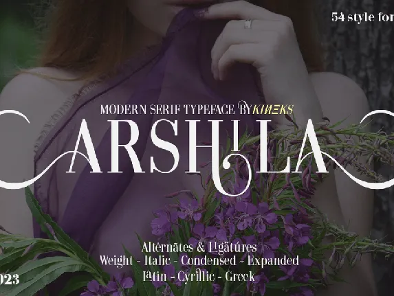 Arshila font