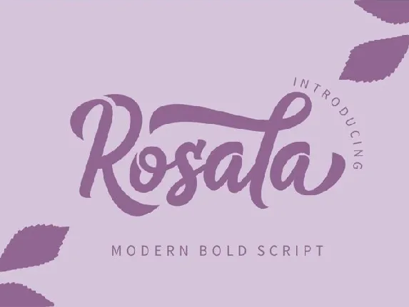 Rosala font