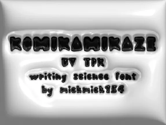 Komikamikaze Display font