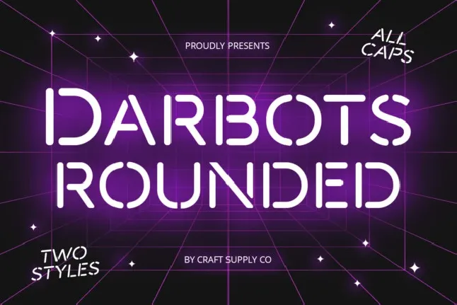 Darbots Rounded font