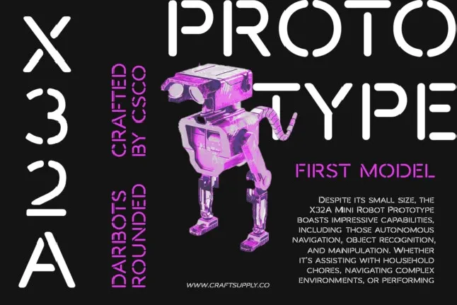 Darbots Rounded font