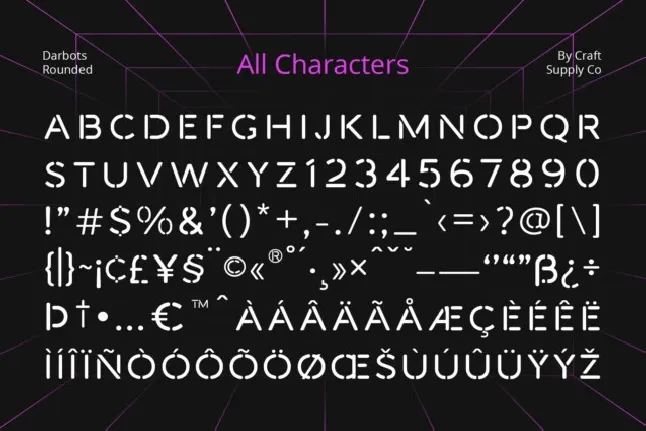 Darbots Rounded font