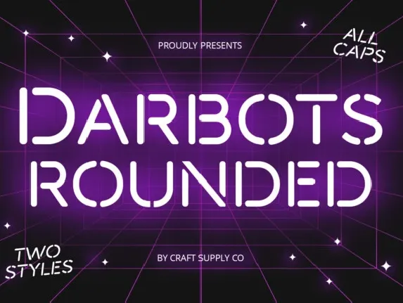 Darbots Rounded font