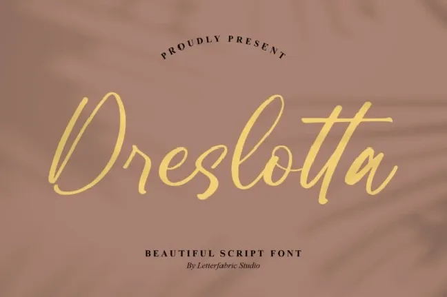 Dreslotta font