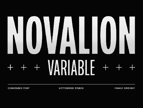 Novalion font