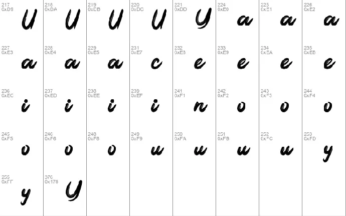 The Brodolly font