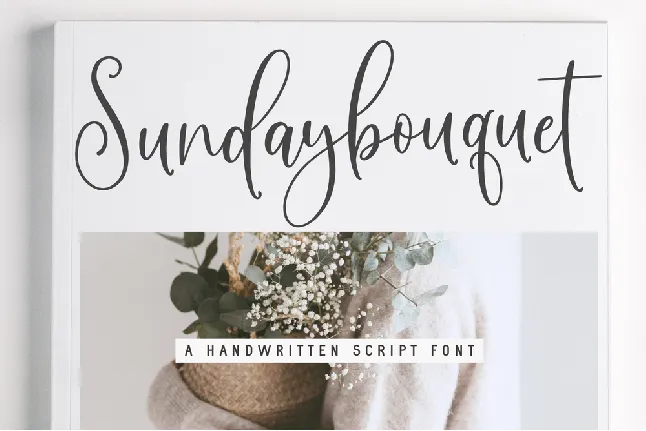 SundayBouquet font