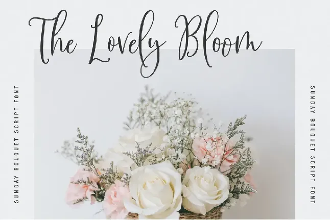 SundayBouquet font