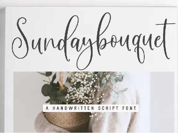 SundayBouquet font