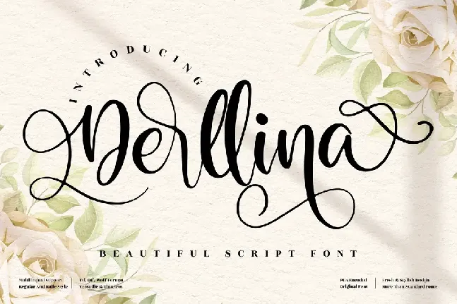 Derllina font