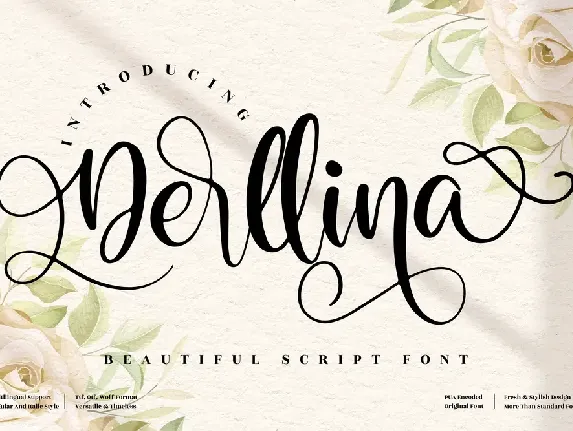 Derllina font