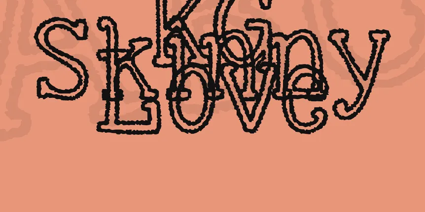 KG Skinny Love font