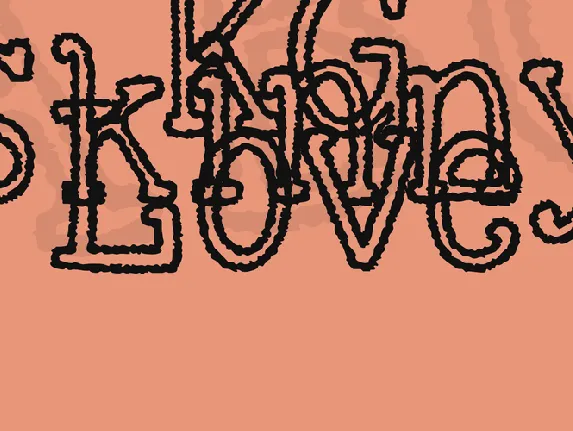 KG Skinny Love font