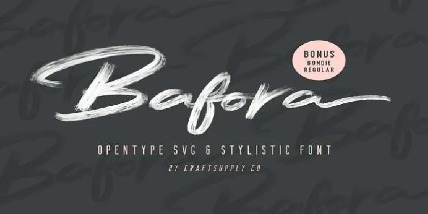 Bafora font