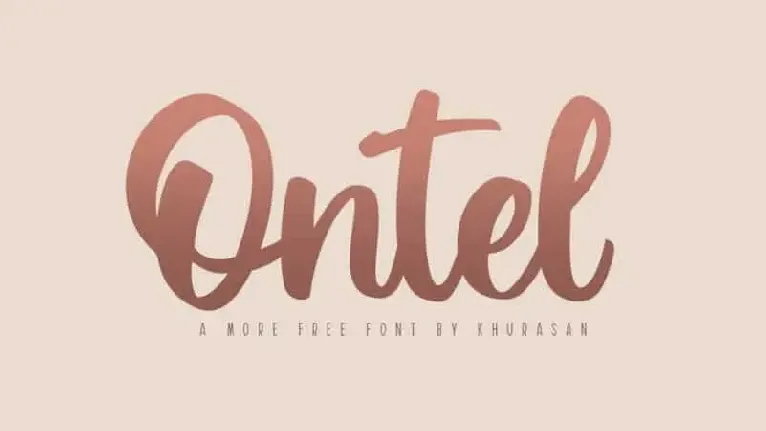 Ontel Script font