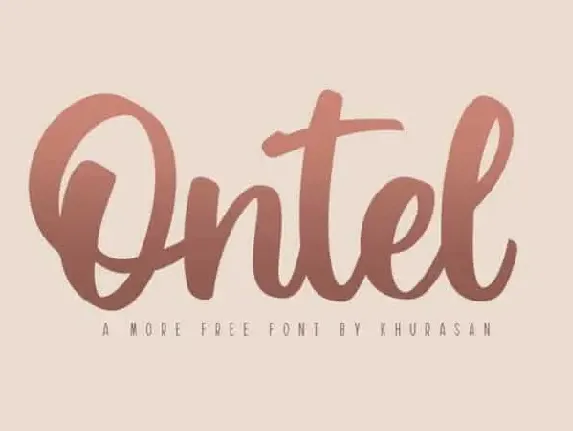 Ontel Script font