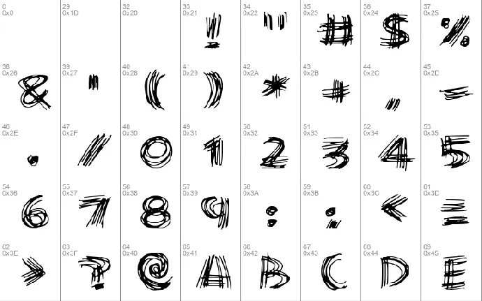 Scribble Lines font