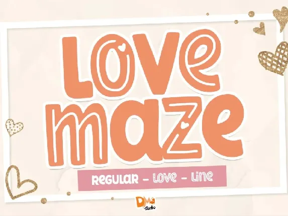 Love Maze font